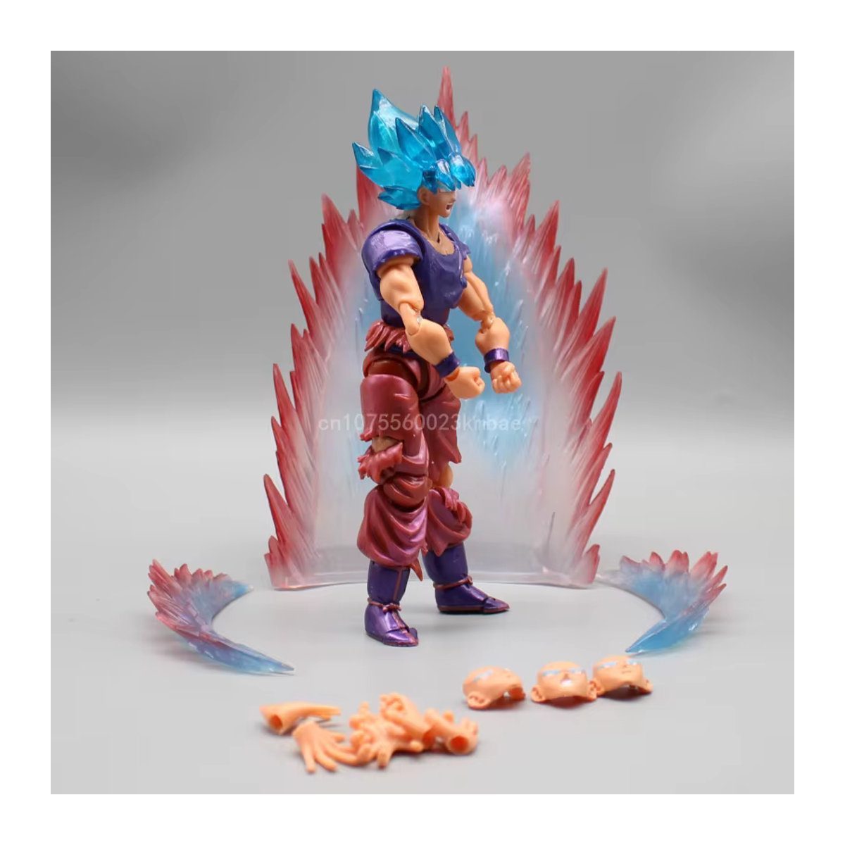 Bandai Dragon Ball Super Goku Actionfigur Super Saiyajin aus Kunststoff, mehrfarbig, Höhe: 18 cm - Bild 2