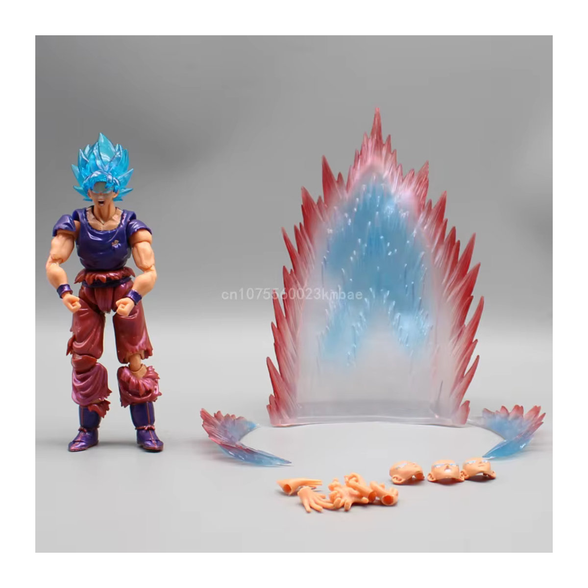Bandai Dragon Ball Super Goku Actionfigur Super Saiyajin aus Kunststoff, mehrfarbig, Höhe: 18 cm - Bild 4