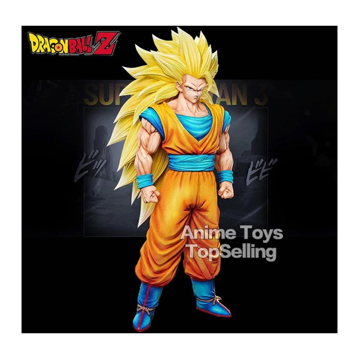 Bandai Dragon Ball Super Saiyajin 3 Goku Actionfigur aus Kunststoff, mehrfarbig, Höhe: 31,5 cm - Bild 1