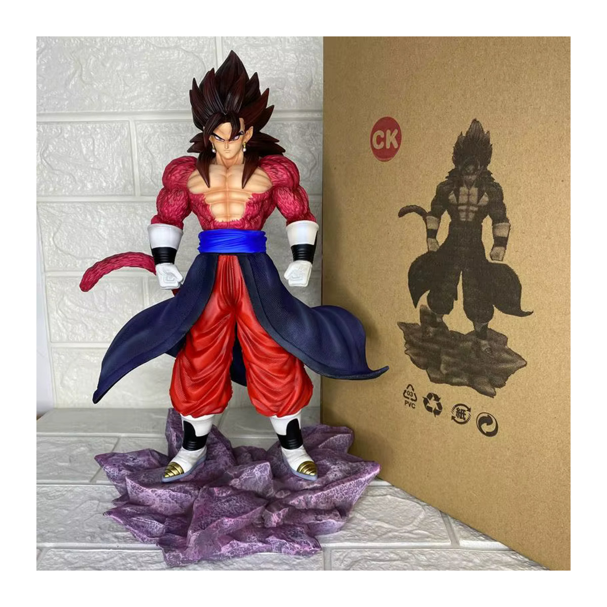 Bandai Dragon Ball Super Saiyajin 4 Vegeta Actionfigur für Sammler und Kinder, mehrfarbig - Bild 2