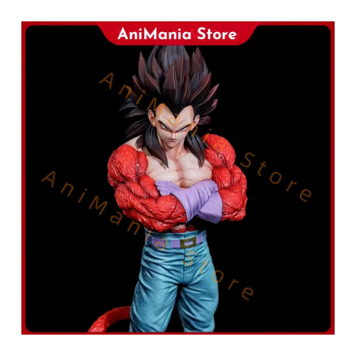 Bandai Dragon Ball Super Saiyajin 4 Vegeta und Goku Anime Figur aus Kunstharz, mehrfarbig, Höhe: 31 cm - Bild 2