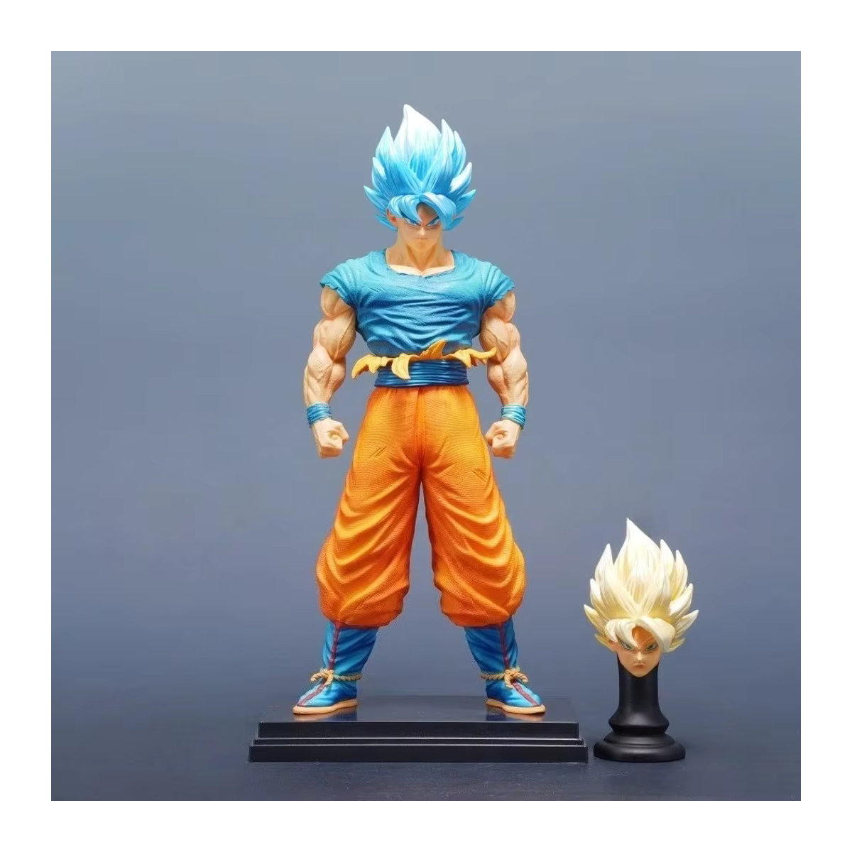 Bandai Dragon Ball Super Saiyajin Blue Goku Actionfigur aus PVC, mehrfarbig, Höhe: 31,5 cm - Bild 2
