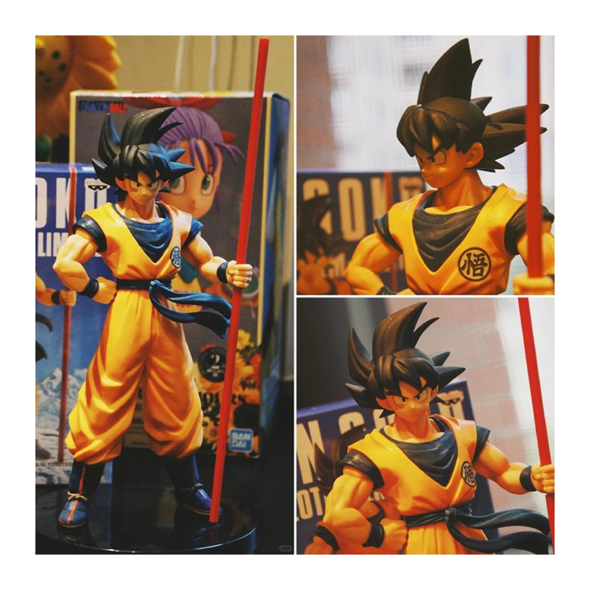 Bandai Dragon Ball Super Saiyajin Son Goku Actionfigur aus PVC, mehrfarbig, Höhe: 22 cm - Bild 1