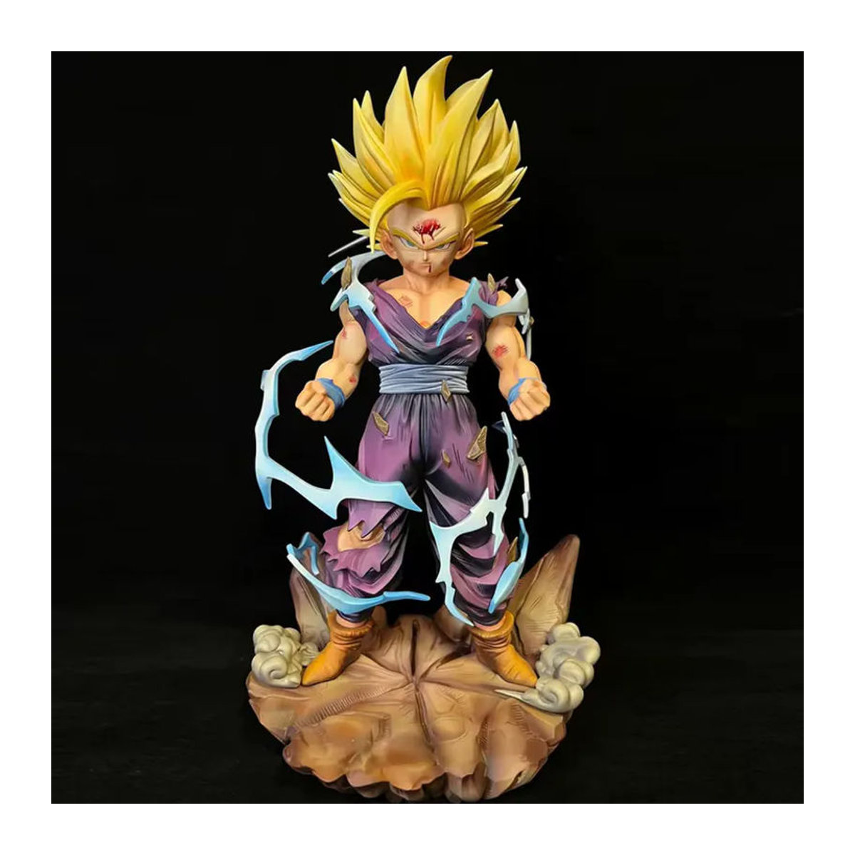 Bandai Dragon Ball Super Saiyan Two Gohan Actionfigur mit Doppel-Kopf-Skulptur aus Kunststoff, mehrfarbig - Bild 4