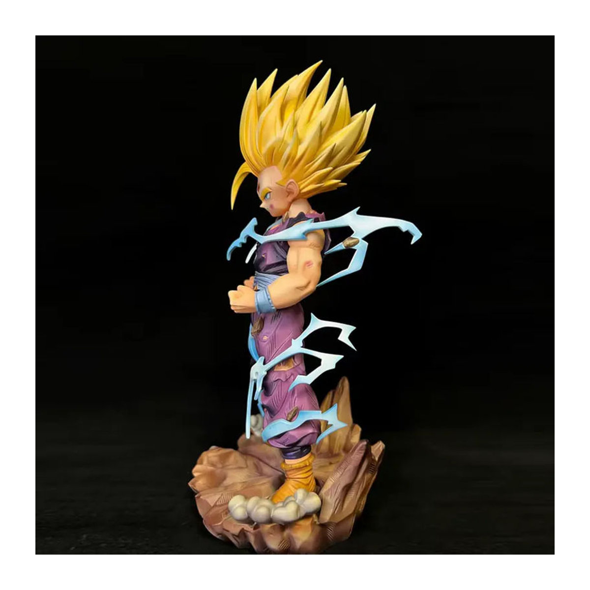 Bandai Dragon Ball Super Saiyan Two Gohan Actionfigur mit Doppel-Kopf-Skulptur aus Kunststoff, mehrfarbig - Bild 5