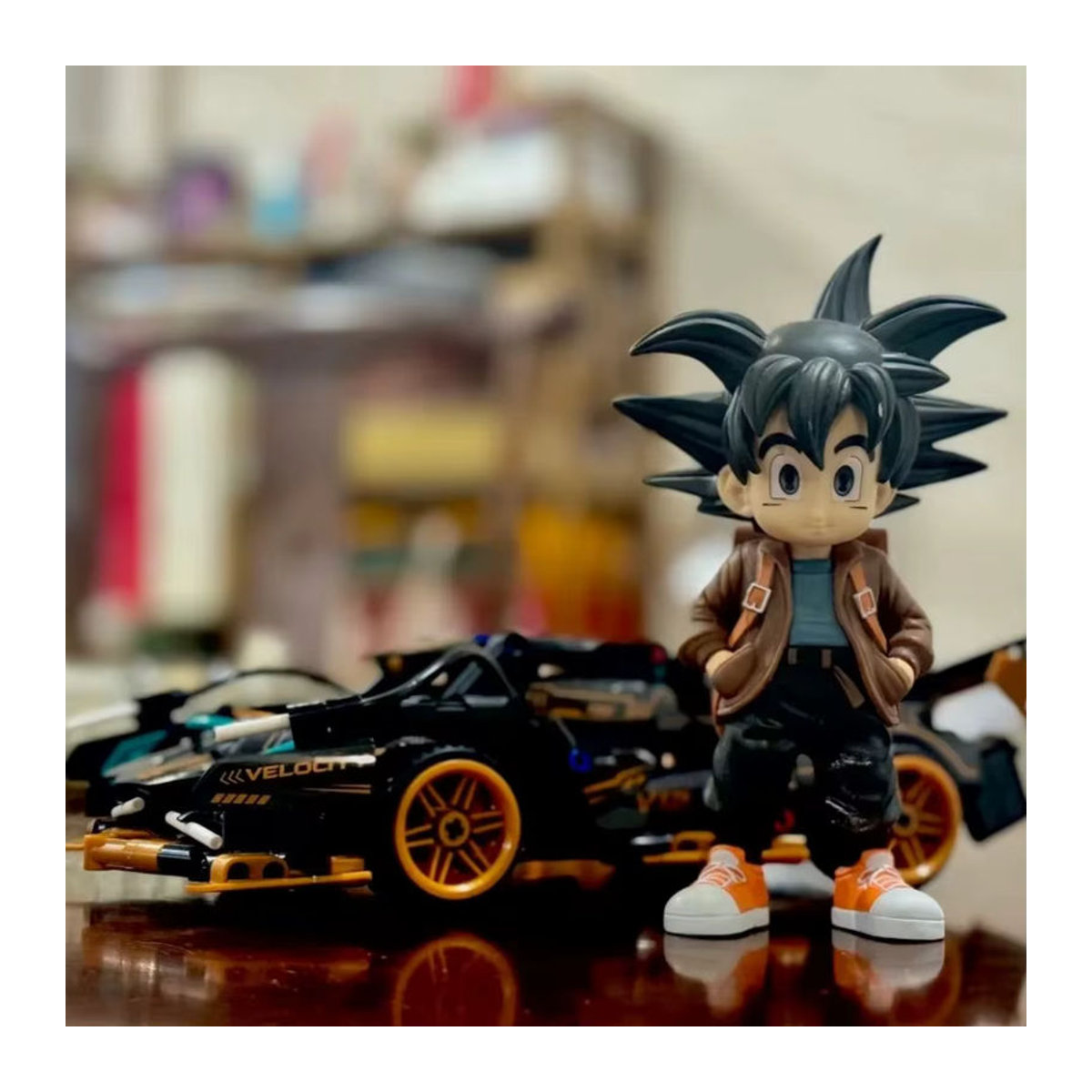 Bandai Dragon Ball Super Son Goku Anime-Figur aus Kunststoff, mehrfarbig, Sammlerstück und Dekoration - Bild 2