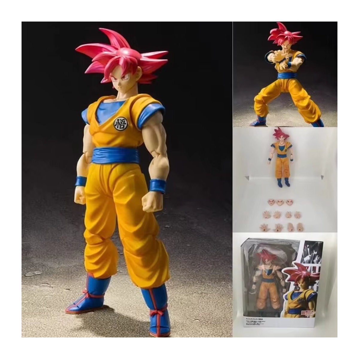 Bandai Dragon Ball Super Zamasu Black Goku Rose Actionfigur, bewegliches Sammlermodell aus Kunststoff, Höhe: 15,5 cm, mehrfarbig - Bild 2