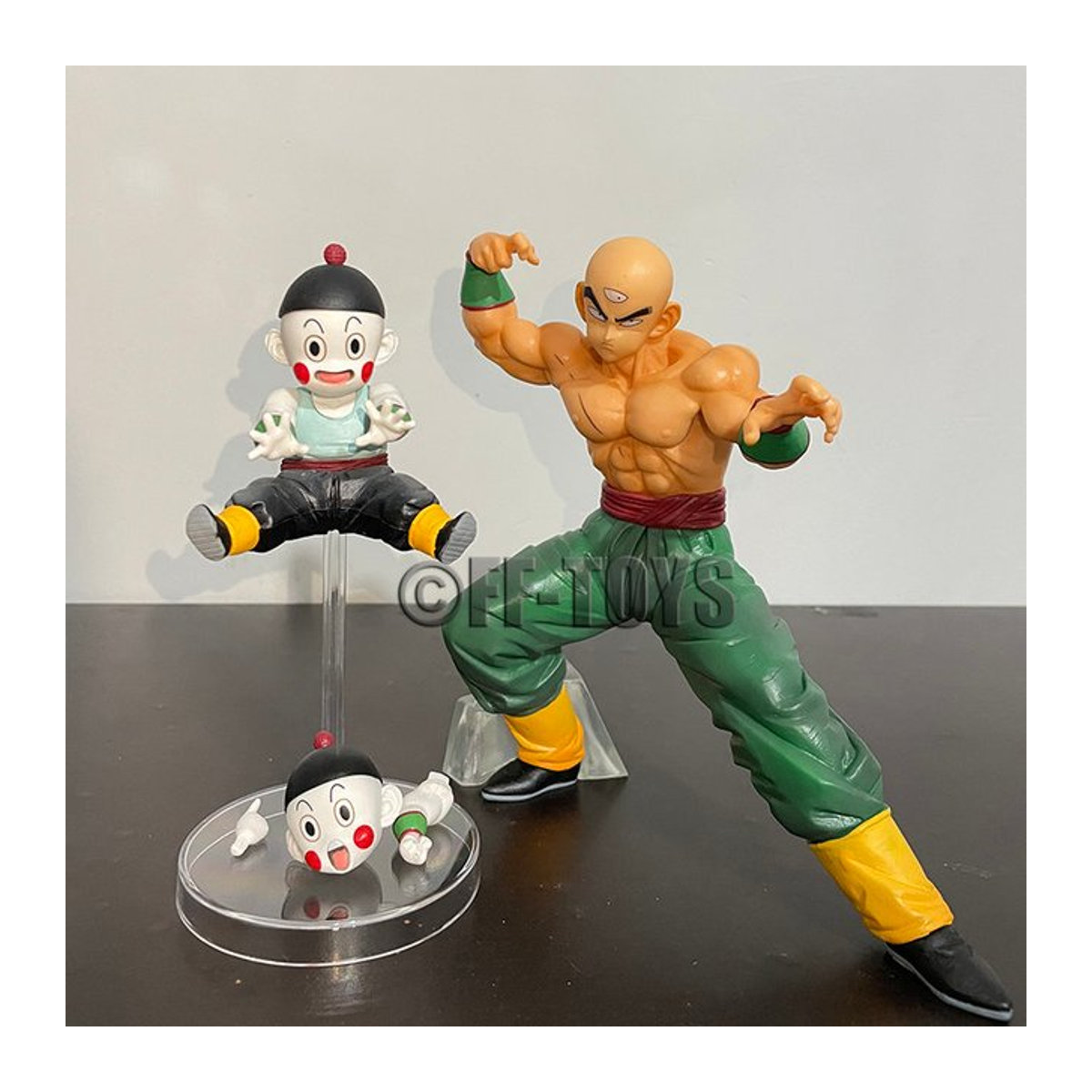 Bandai Dragon Ball Tien Shinhan Figur aus Kunststoff, mehrfarbig, Anime Actionfigur und Sammlerstatue - Bild 1