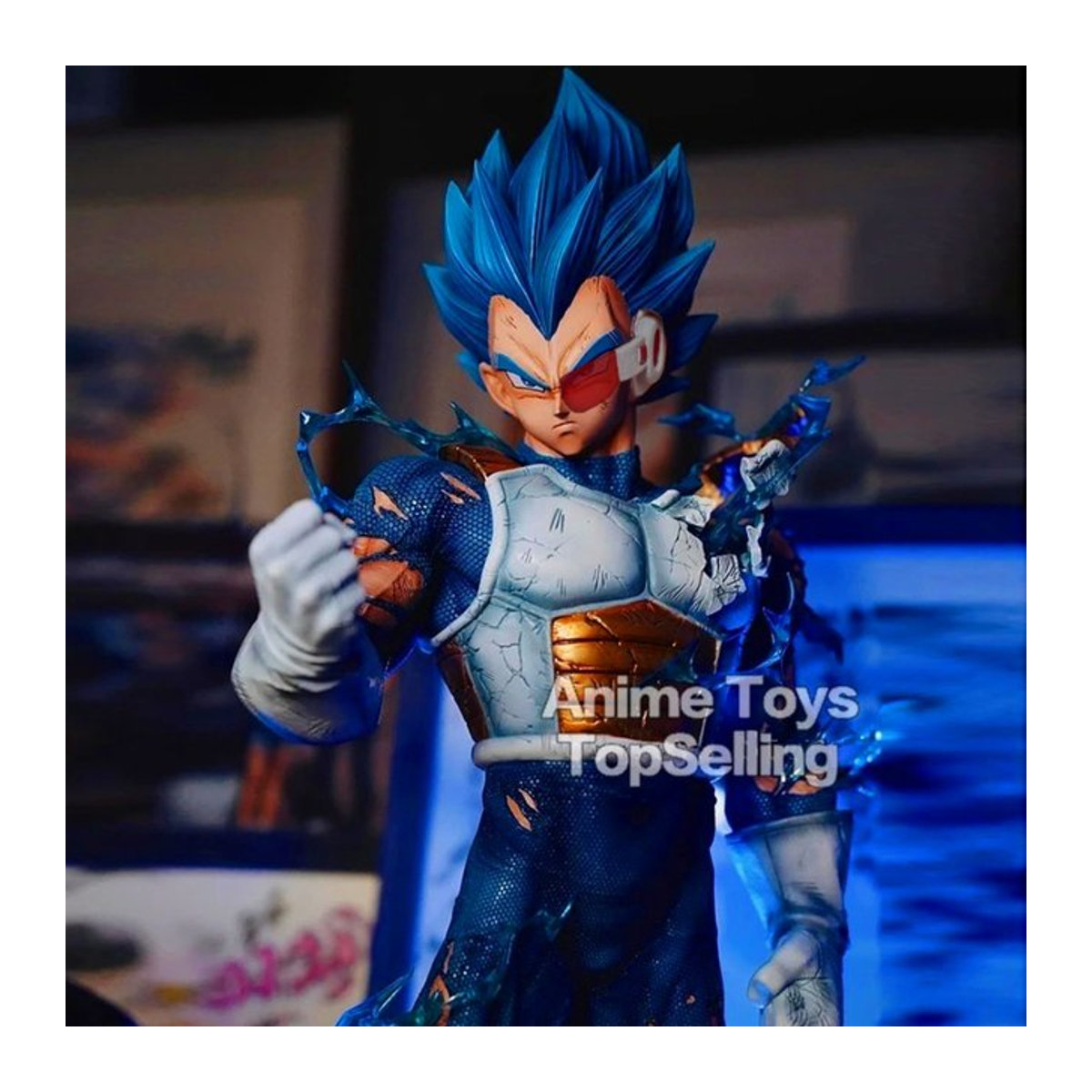 Bandai Dragon Ball Vegeta Actionfigur aus Kunststoff, mehrfarbig, Höhe: 26,5 cm - Bild 1