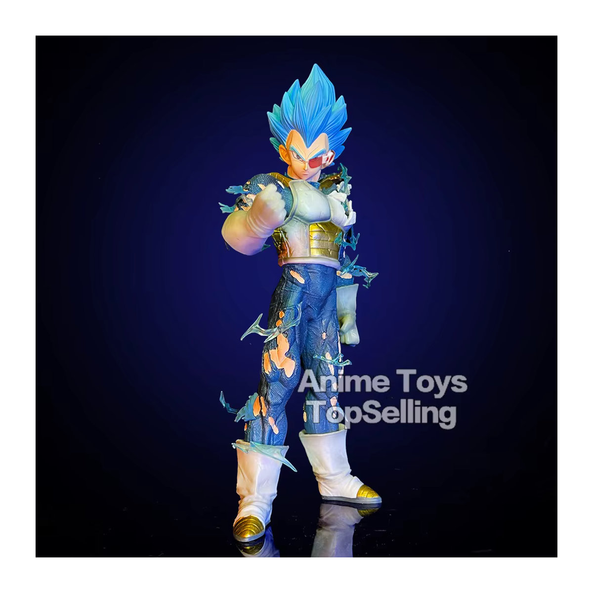 Bandai Dragon Ball Vegeta Actionfigur aus Kunststoff, mehrfarbig, Höhe: 26,5 cm - Bild 2