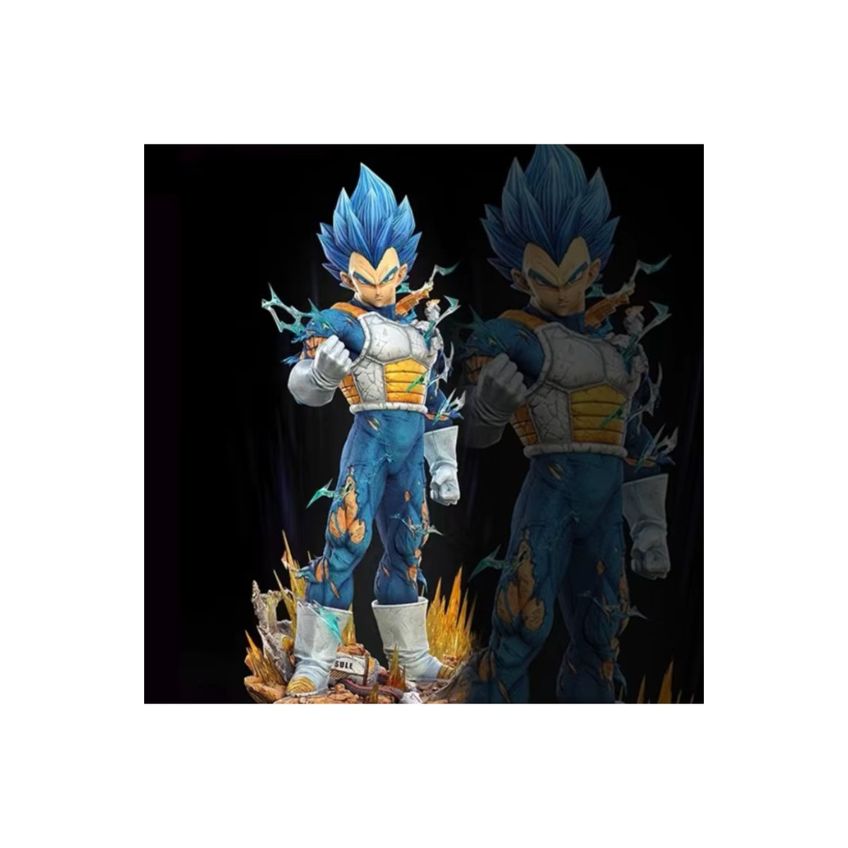 Bandai Dragon Ball Vegeta Actionfigur aus Kunststoff, mehrfarbig, Höhe: 26,5 cm - Bild 4