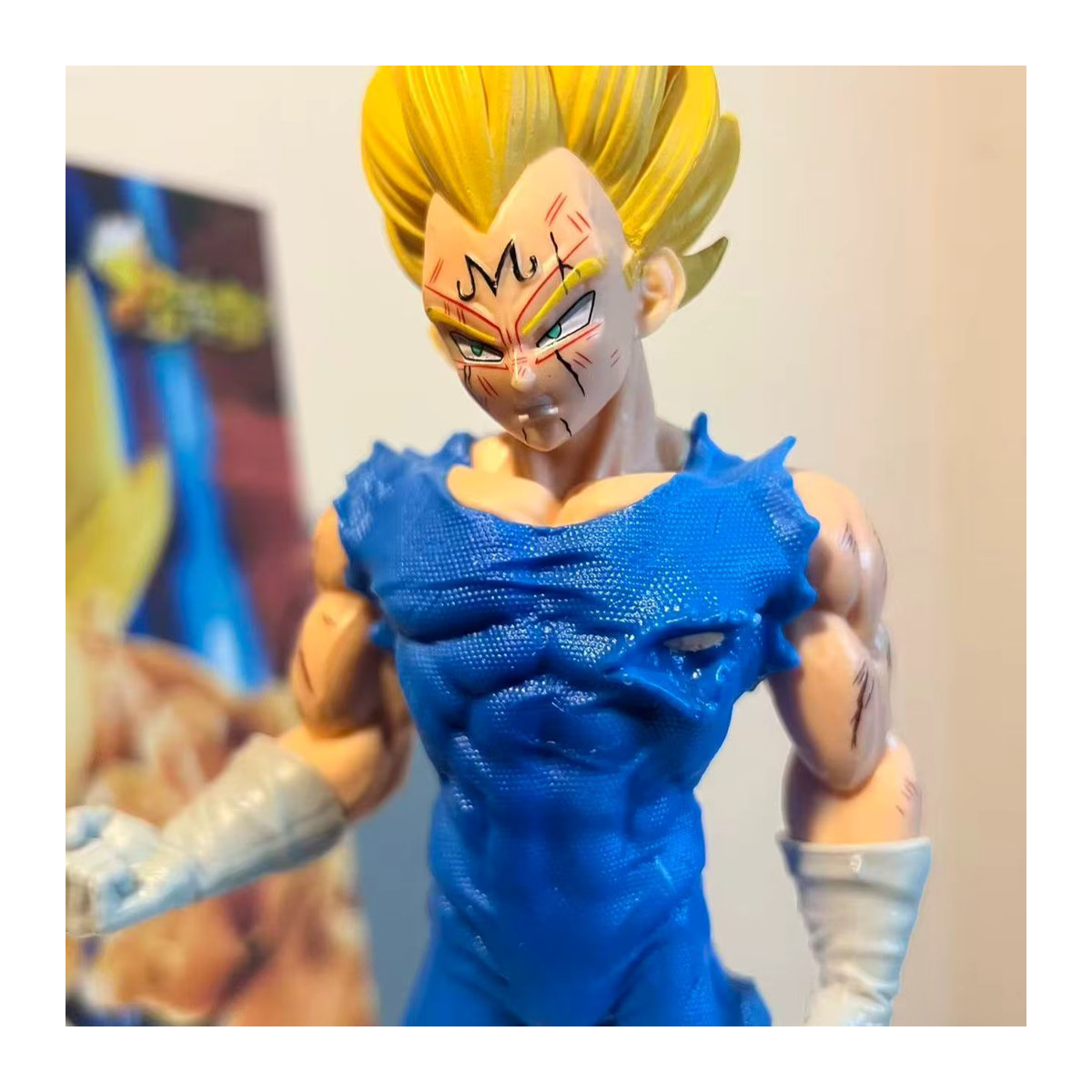 Bandai Dragon Ball Vegeta Actionfigur aus Kunststoff, mehrfarbiges Anime-Modell für Sammler, Höhe: 19,5 cm - Bild 2