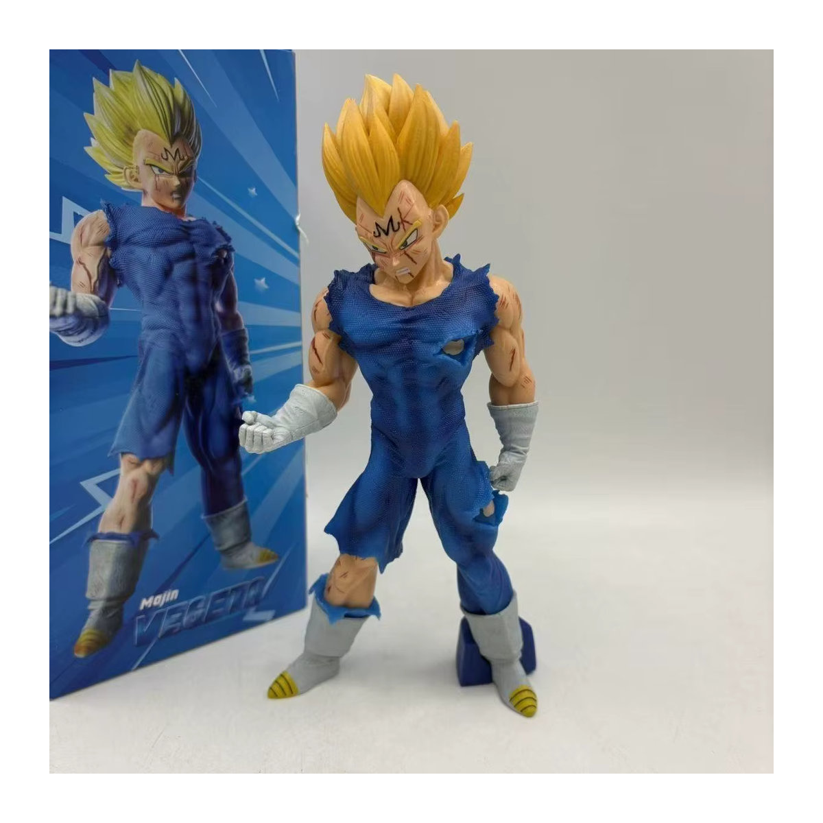 Bandai Dragon Ball Vegeta Actionfigur aus Kunststoff, mehrfarbiges Anime-Modell für Sammler, Höhe: 19,5 cm - Bild 3