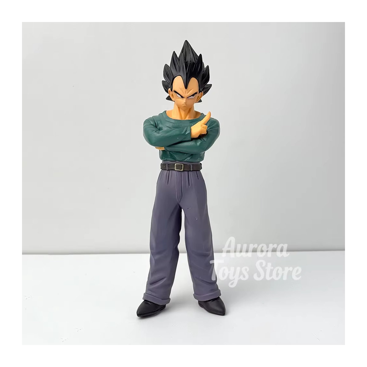 Bandai Dragon Ball Vegeta Actionfigur in Casual Kleidung, mehrfarbiges PVC Sammelmodell für Kinder, Höhe: 24,5 cm - Bild 2