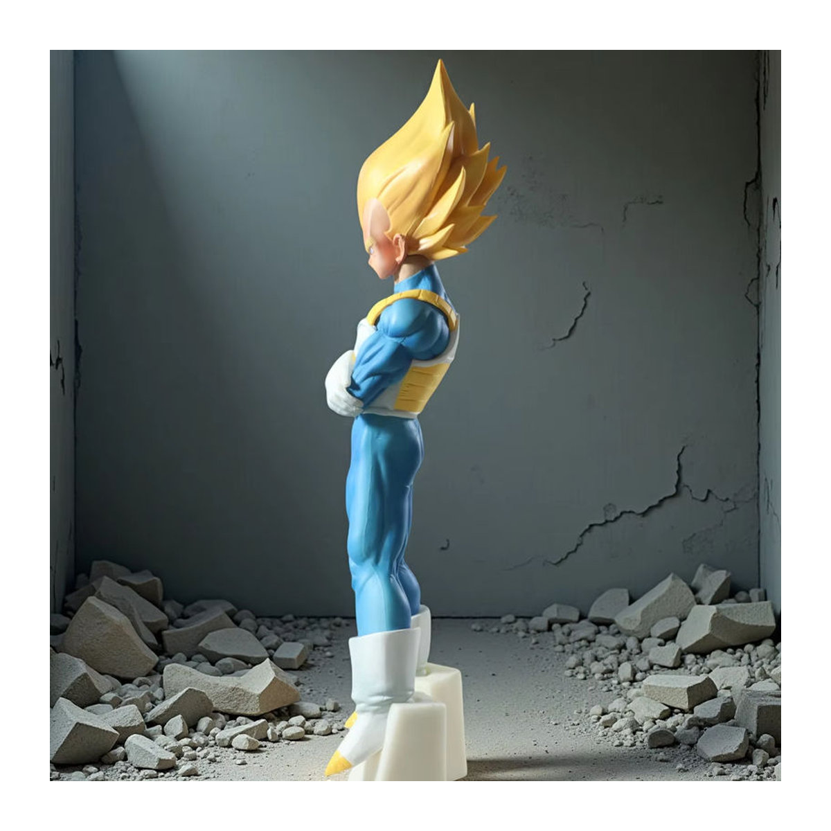 Bandai Dragon Ball Vegeta Anime Figur als Sammlerstück und Desktop-Dekoration, mehrfarbig, Höhe: 26 cm - Bild 3