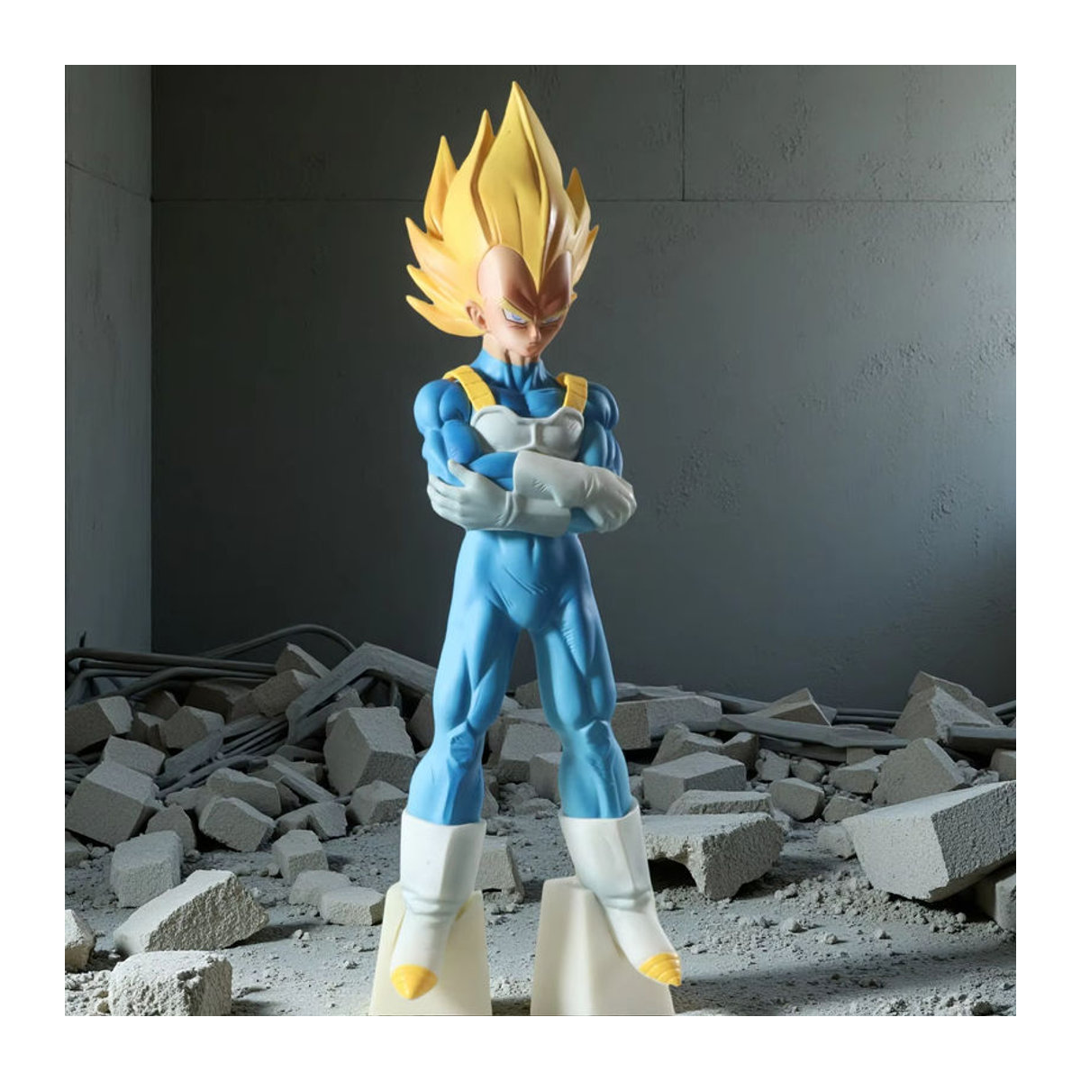 Bandai Dragon Ball Vegeta Anime Figur als Sammlerstück und Desktop-Dekoration, mehrfarbig, Höhe: 26 cm - Bild 6