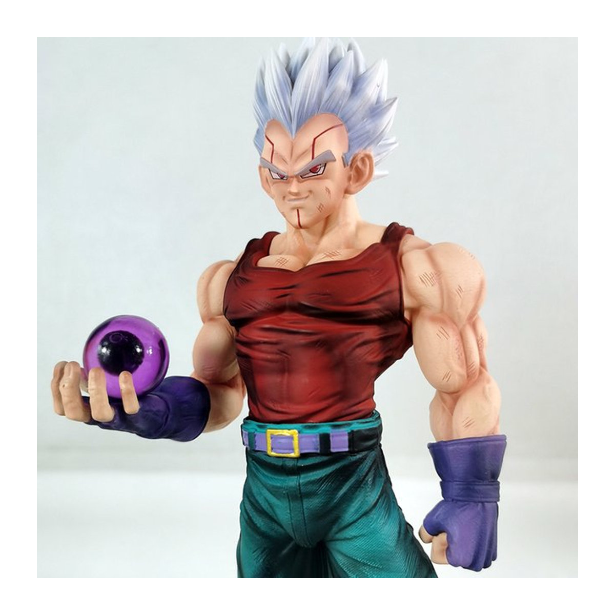 Bandai Dragon Ball Vegeta Super Saiyajin Anime Figur aus Kunststoff, mehrfarbiges Sammlerstück und Actionfigur für Kinder - Bild 1