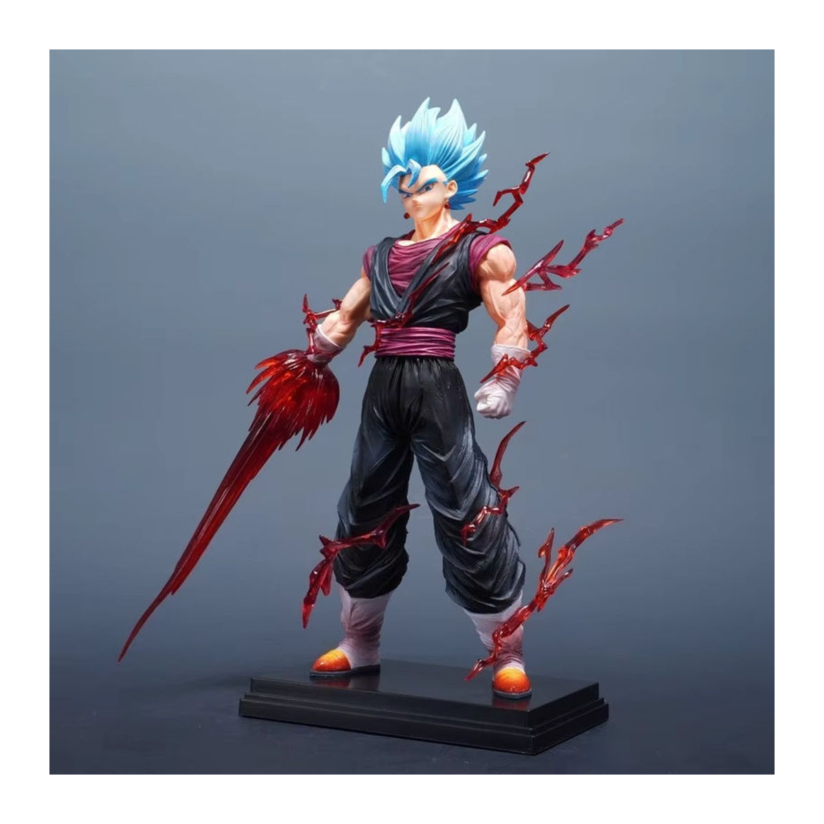 Bandai Dragon Ball Vegetto Actionfigur in limitierter Farbe, PVC Statue als Sammlerstück und Desktop-Ornament, Höhe: 32 cm, mehrfarbig - Bild 3