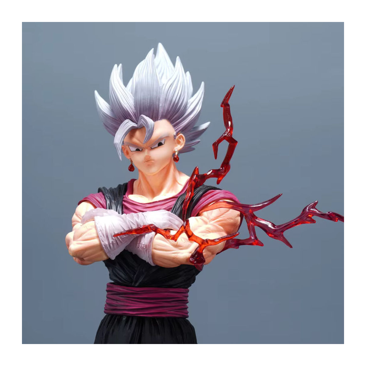 Bandai Dragon Ball Vegetto Actionfigur in limitierter Farbe, PVC Statue als Sammlerstück und Desktop-Ornament, Höhe: 32 cm, mehrfarbig - Bild 4