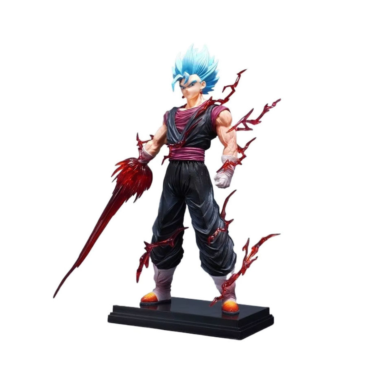 Bandai Dragon Ball Vegetto Actionfigur in limitierter Farbe, PVC Statue als Sammlerstück und Desktop-Ornament, Höhe: 32 cm, mehrfarbig - Bild 5