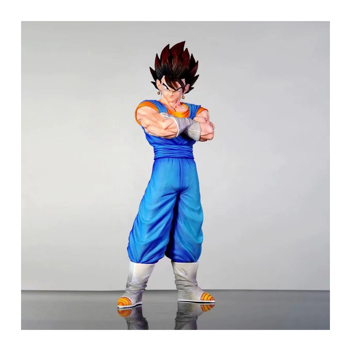Bandai Dragon Ball Vegetto Blue Super Saiyan Action Figure aus PVC, Höhe: 30 cm, Blau/Schwarz - Bild 1