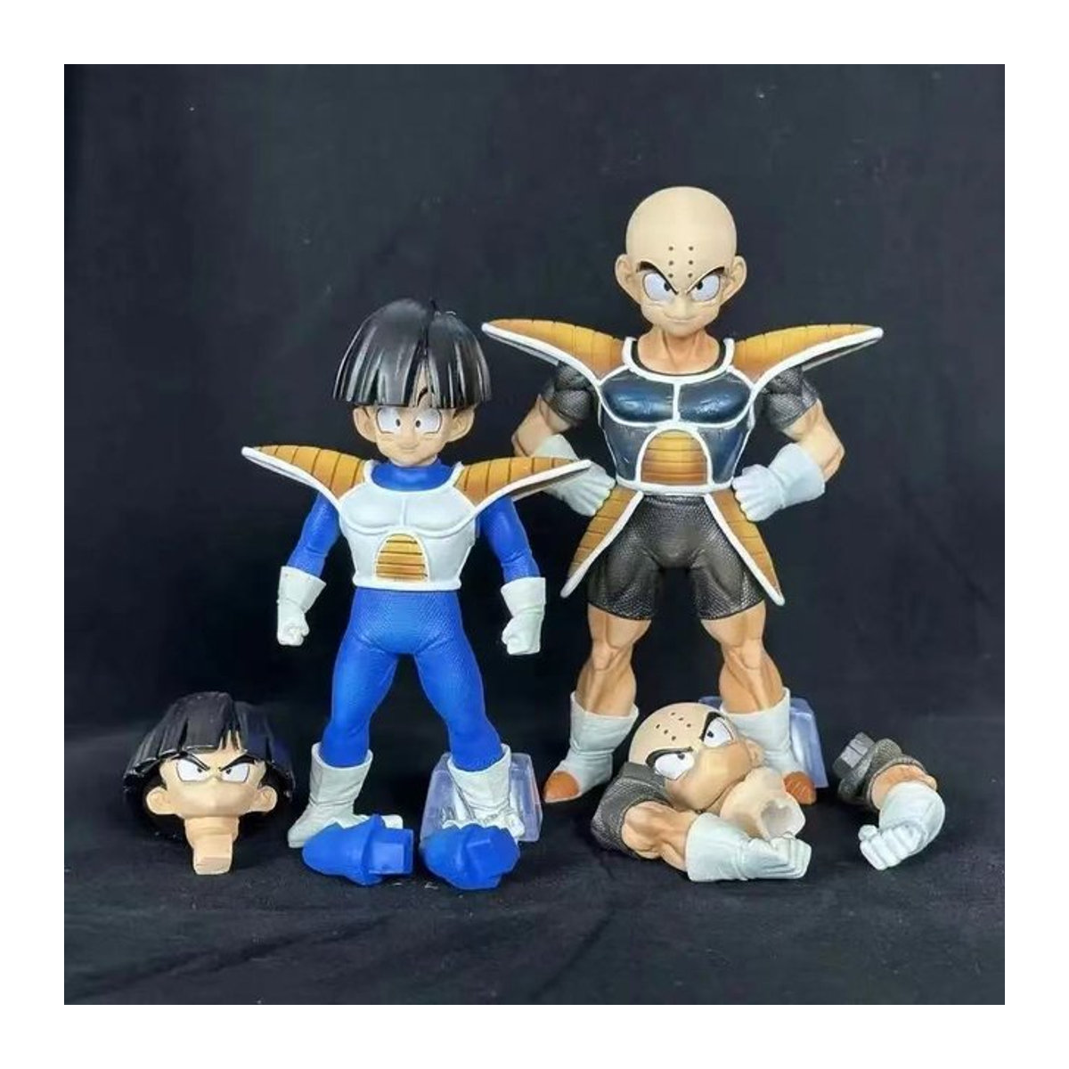 Bandai Dragon Ball Z Actionfigur Kuririn in Schlachtkleidung, mehrfarbiges Sammlerstück aus Kunststoff - Bild 1