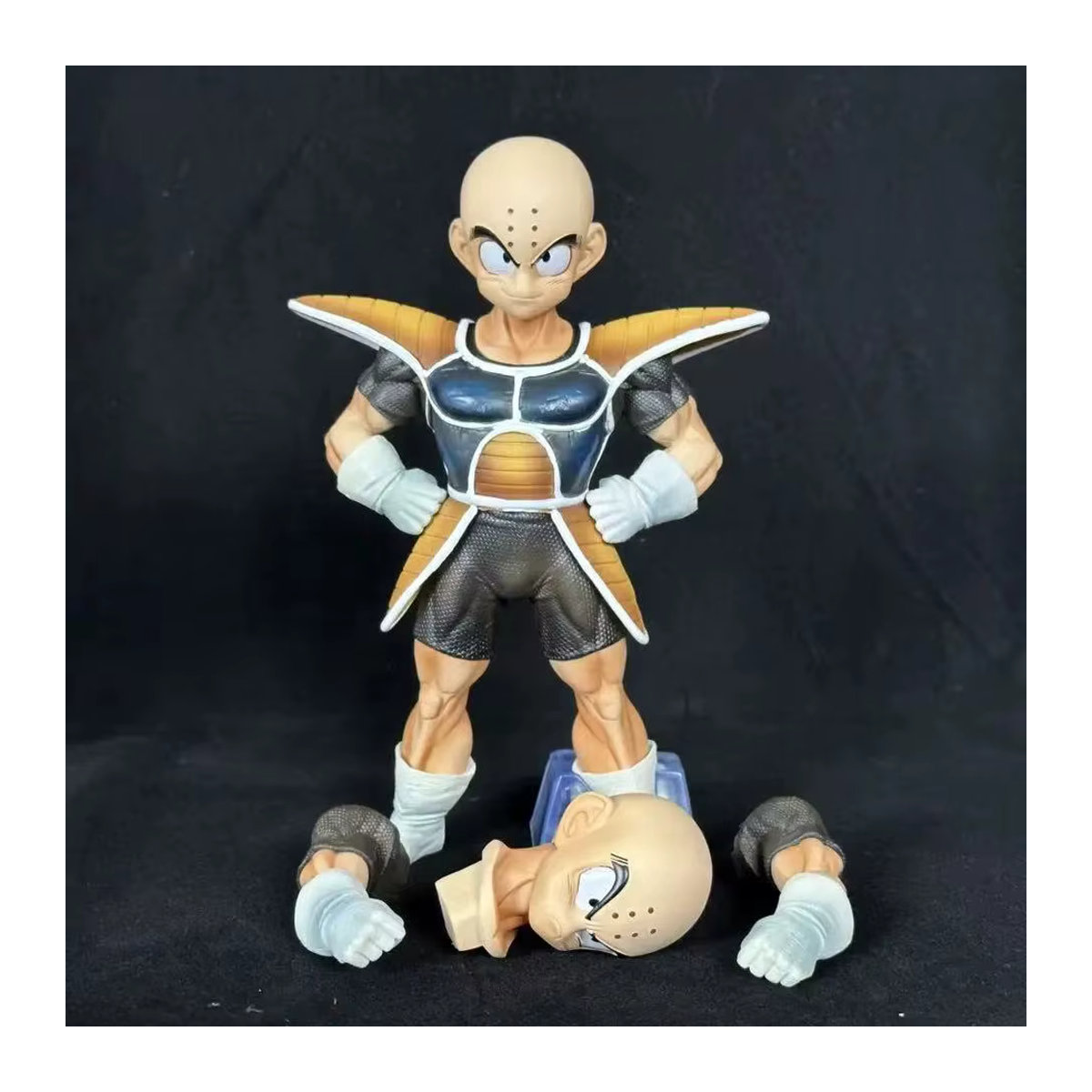 Bandai Dragon Ball Z Actionfigur Kuririn in Schlachtkleidung, mehrfarbiges Sammlerstück aus Kunststoff - Bild 4