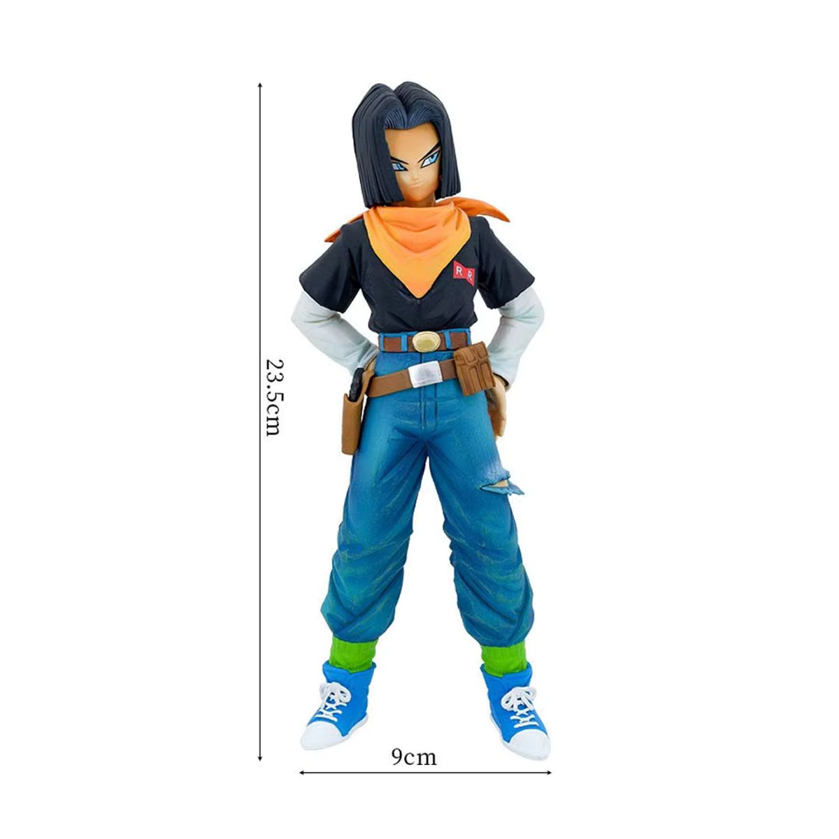 Bandai Dragon Ball Z Android 17 und 18 Actionfiguren aus PVC, mehrfarbig, Höhe: 23 cm - Bild 4