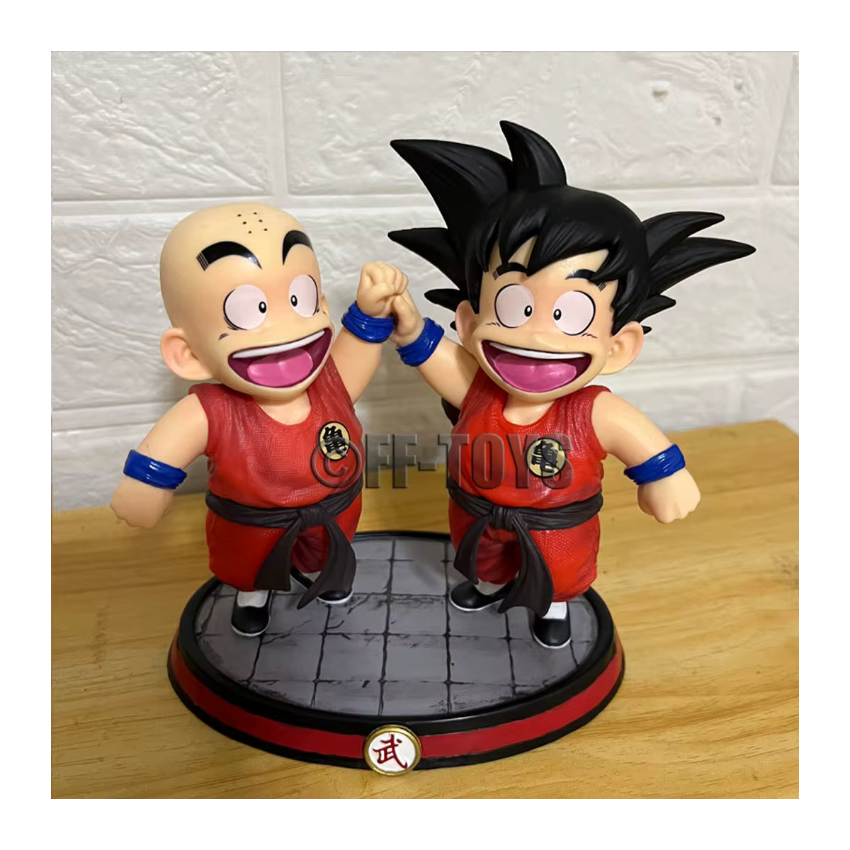 Bandai Dragon Ball Z Anime Actionfigur Goku und Kuririn als Sammlermodell für Kinder, Bunt, Höhe: 14 cm - Bild 2