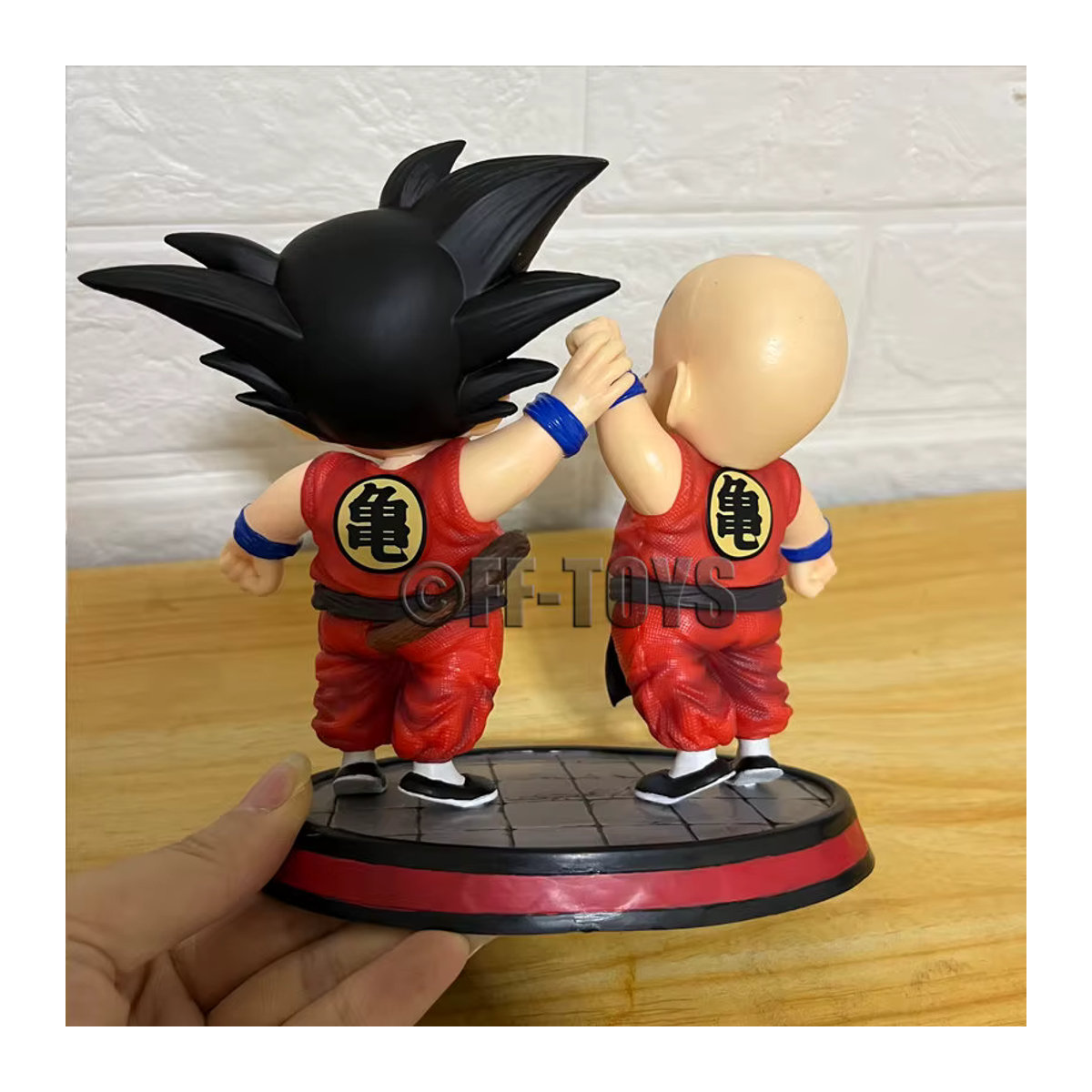Bandai Dragon Ball Z Anime Actionfigur Goku und Kuririn als Sammlermodell für Kinder, Bunt, Höhe: 14 cm - Bild 3
