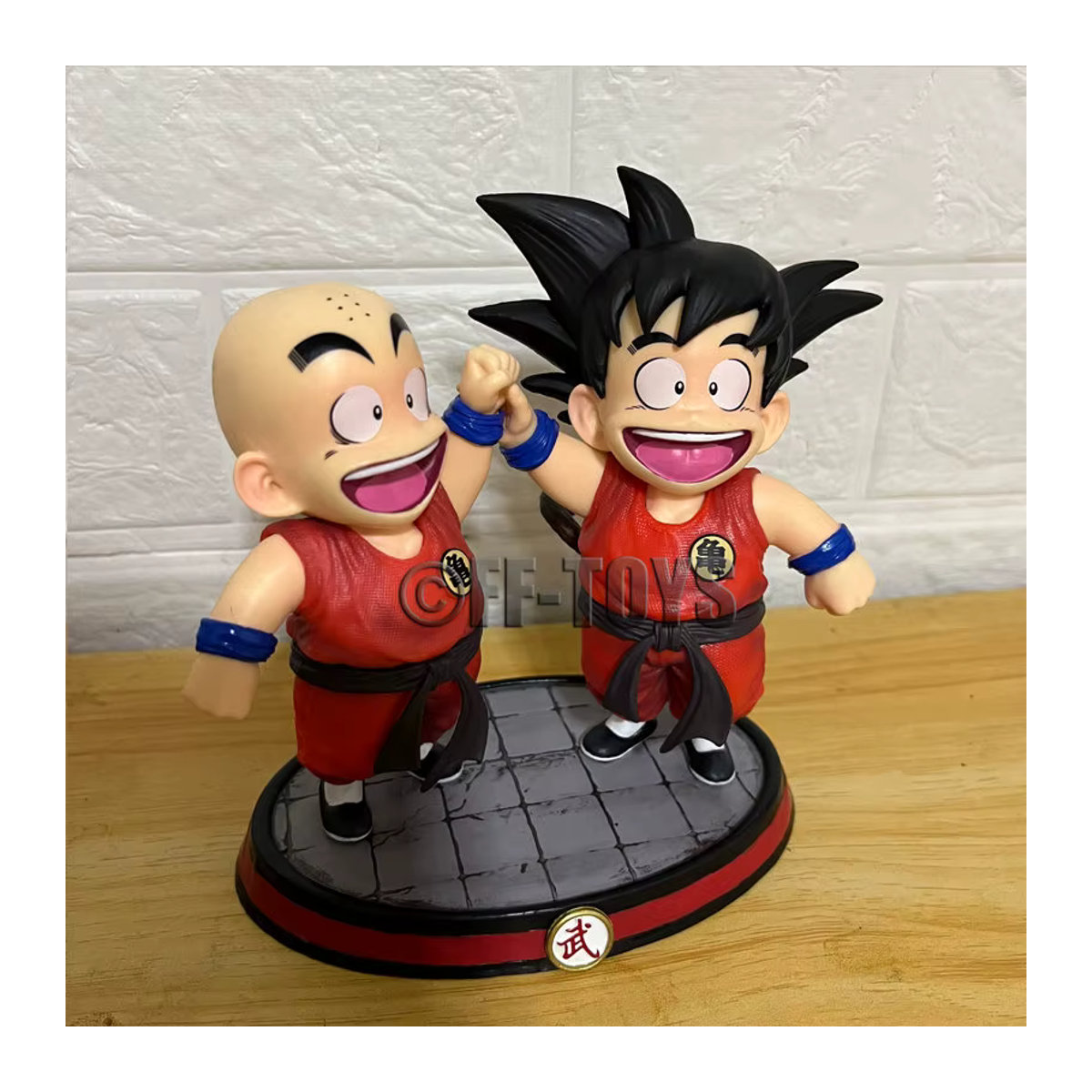 Bandai Dragon Ball Z Anime Actionfigur Goku und Kuririn als Sammlermodell für Kinder, Bunt, Höhe: 14 cm - Bild 4