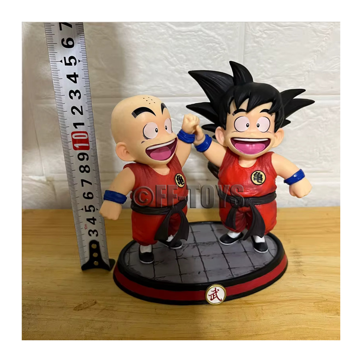 Bandai Dragon Ball Z Anime Actionfigur Goku und Kuririn als Sammlermodell für Kinder, Bunt, Höhe: 14 cm - Bild 6