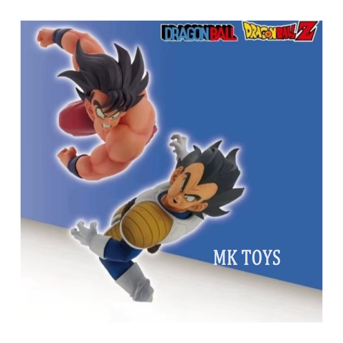 Bandai Dragon Ball Z Anime Actionfigur Goku vs. Vegeta Sammlermodell aus Kunststoff, mehrfarbig, Höhe: 23 cm - Bild 2