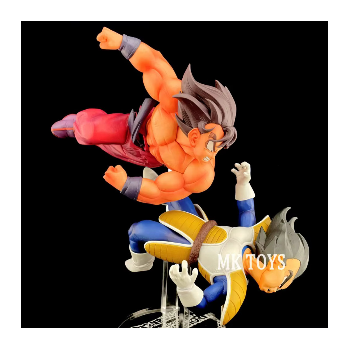 Bandai Dragon Ball Z Anime Actionfigur Goku vs. Vegeta Sammlermodell aus Kunststoff, mehrfarbig, Höhe: 23 cm - Bild 3
