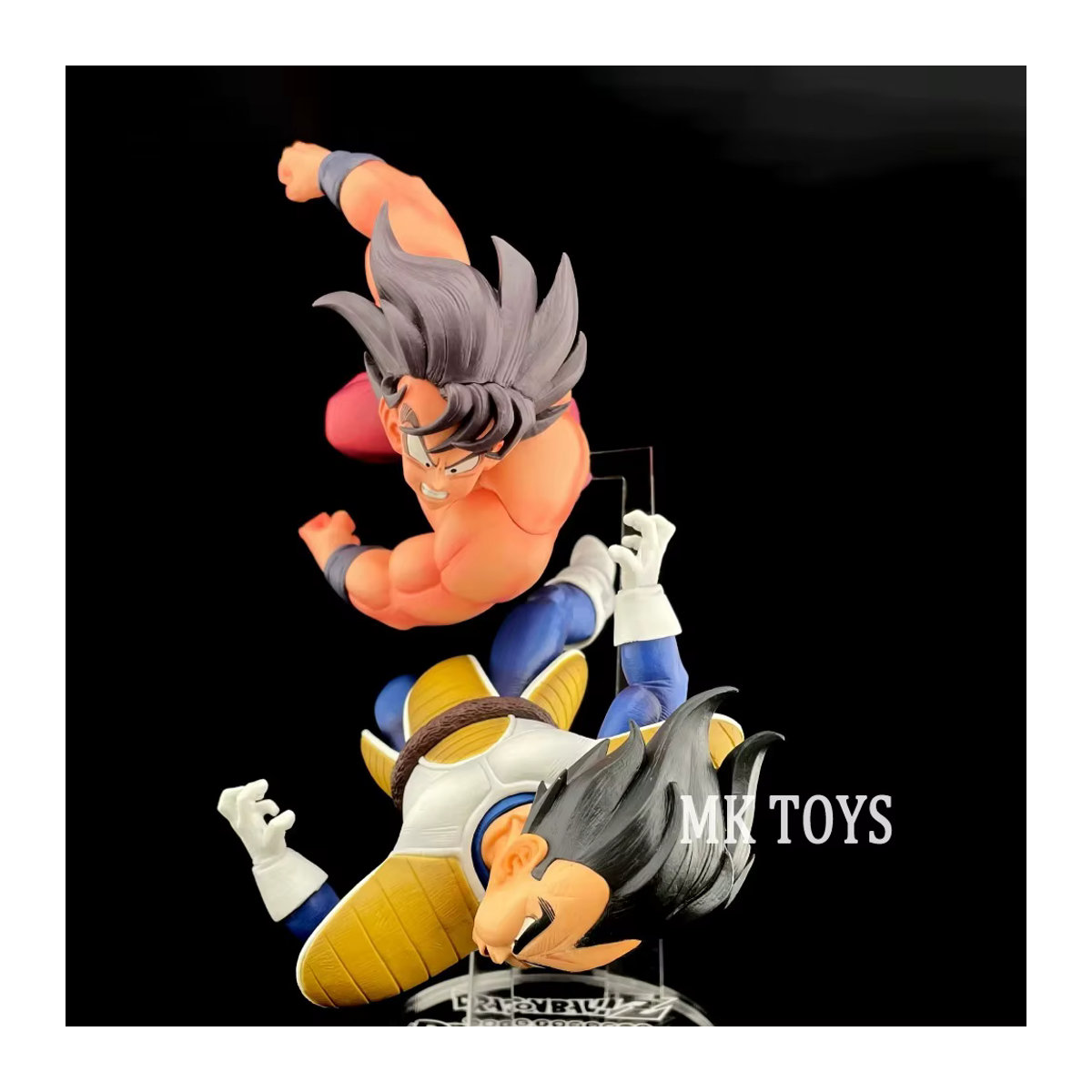 Bandai Dragon Ball Z Anime Actionfigur Goku vs. Vegeta Sammlermodell aus Kunststoff, mehrfarbig, Höhe: 23 cm - Bild 4