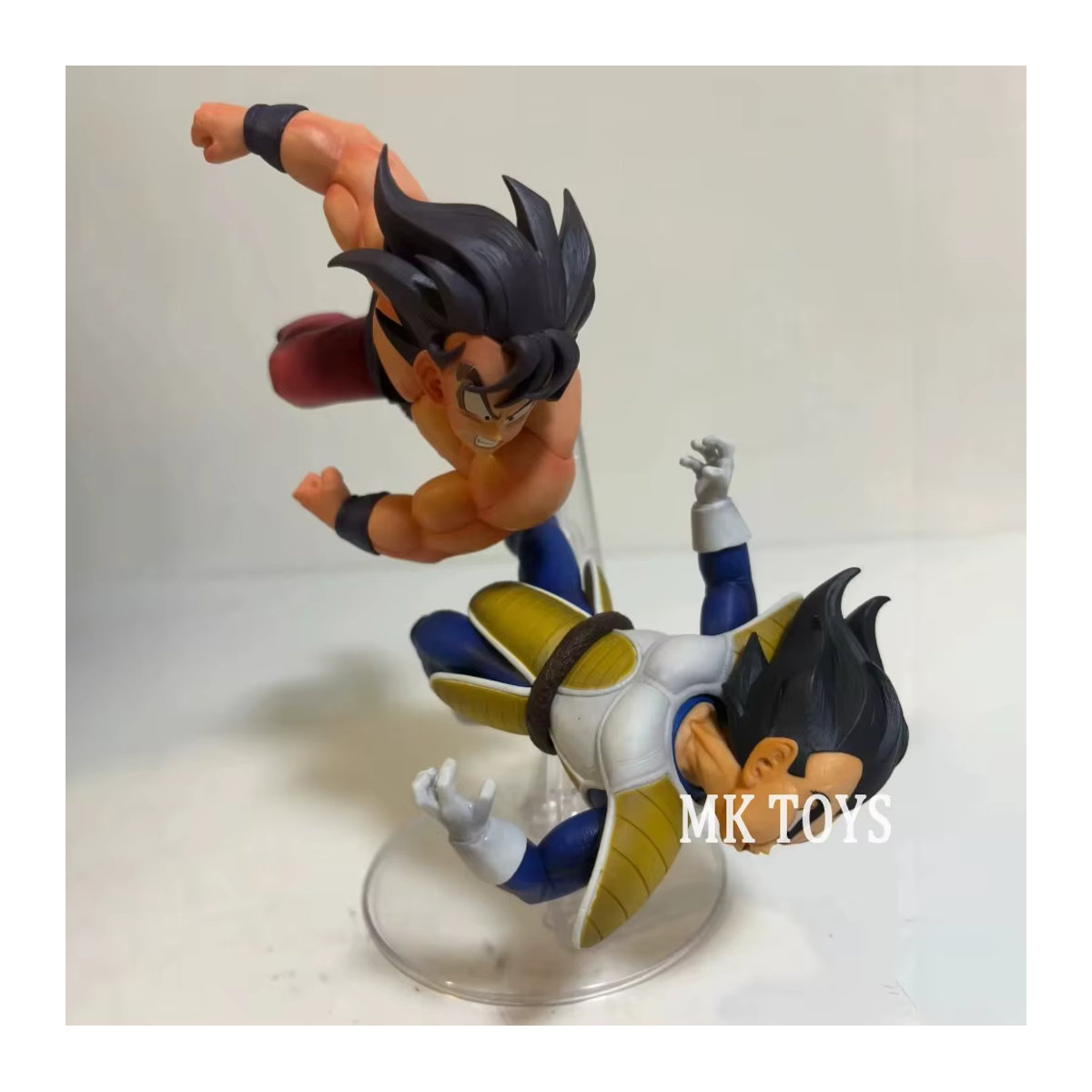 Bandai Dragon Ball Z Anime Actionfigur Goku vs. Vegeta Sammlermodell aus Kunststoff, mehrfarbig, Höhe: 23 cm - Bild 6
