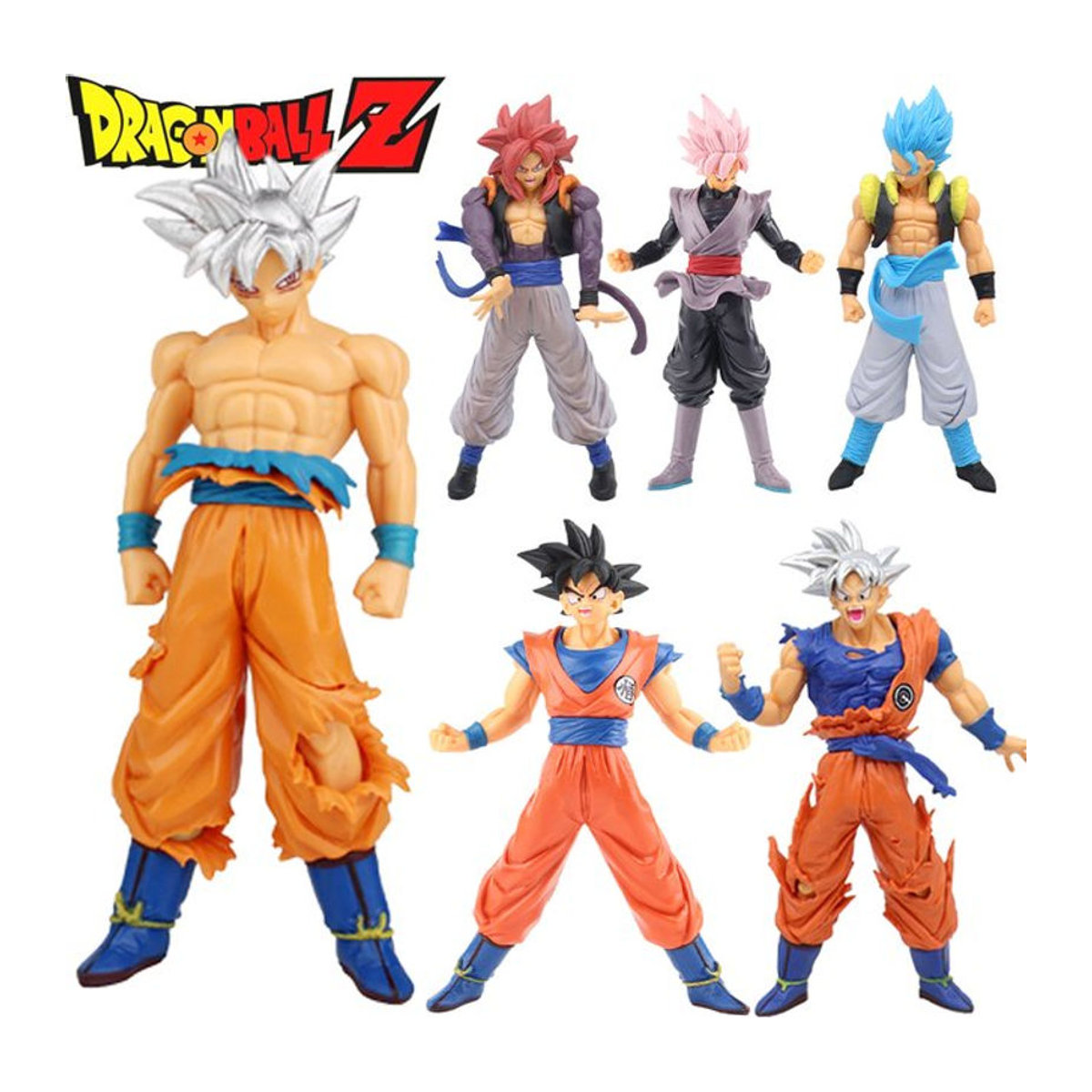 Bandai Dragon Ball Z Anime Actionfiguren aus PVC als Sammelmodell für Dekoration, mehrfarbig, Höhe: 15-18 cm - Bild 1