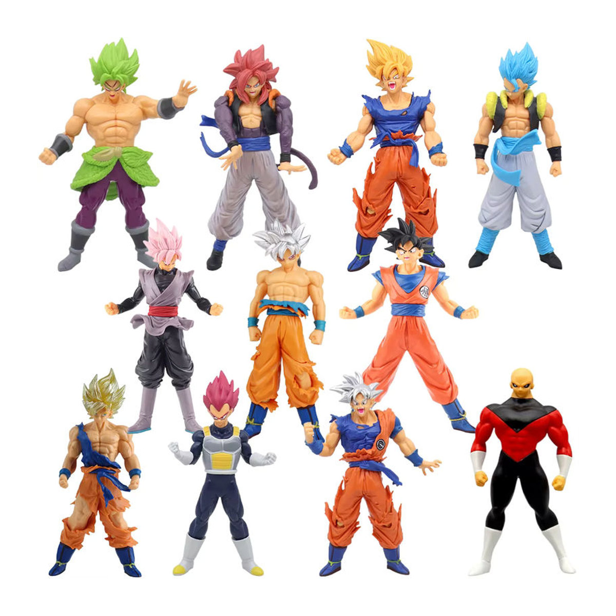 Bandai Dragon Ball Z Anime Actionfiguren aus PVC als Sammelmodell für Dekoration, mehrfarbig, Höhe: 15-18 cm - Bild 2