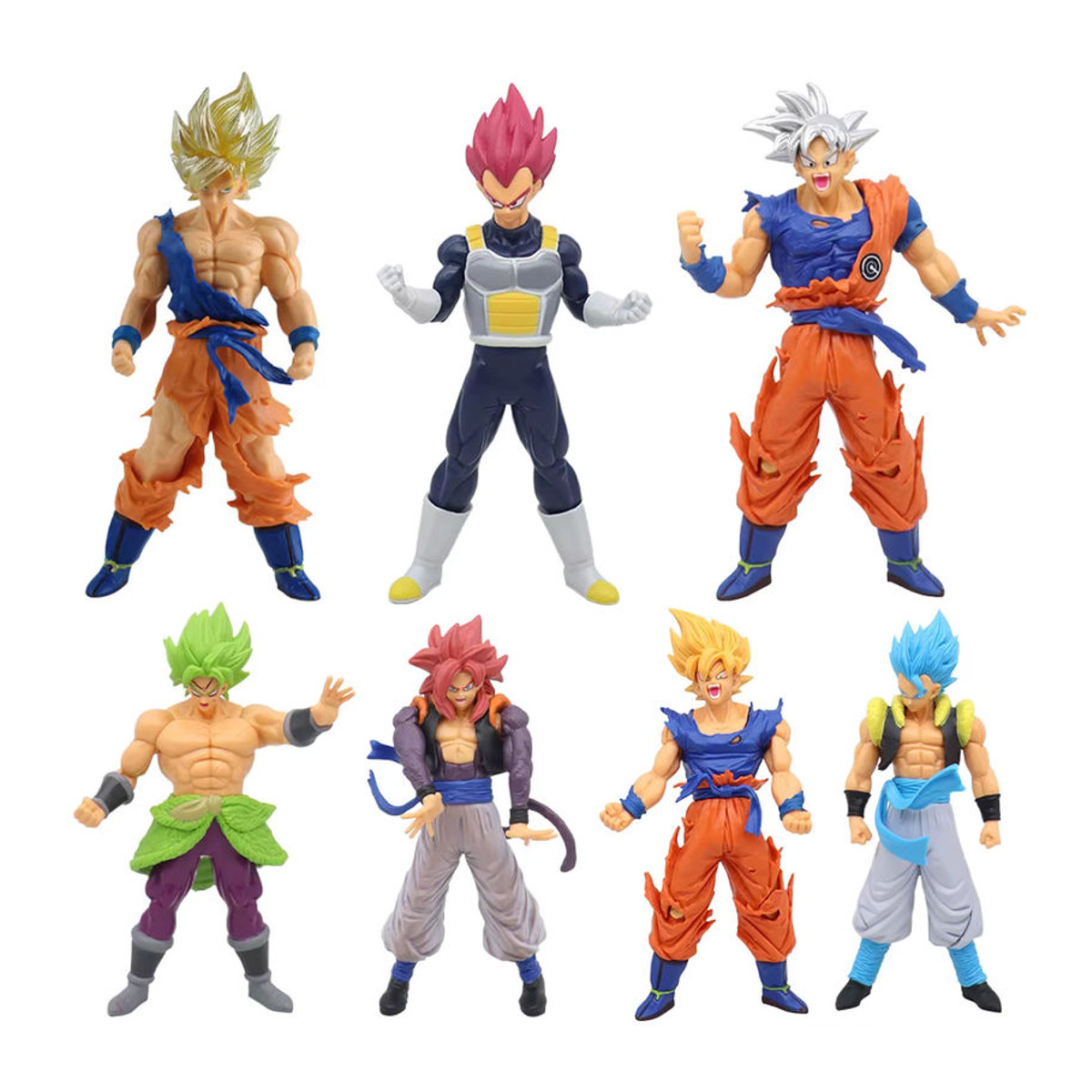 Bandai Dragon Ball Z Anime Actionfiguren aus PVC als Sammelmodell für Dekoration, mehrfarbig, Höhe: 15-18 cm - Bild 3