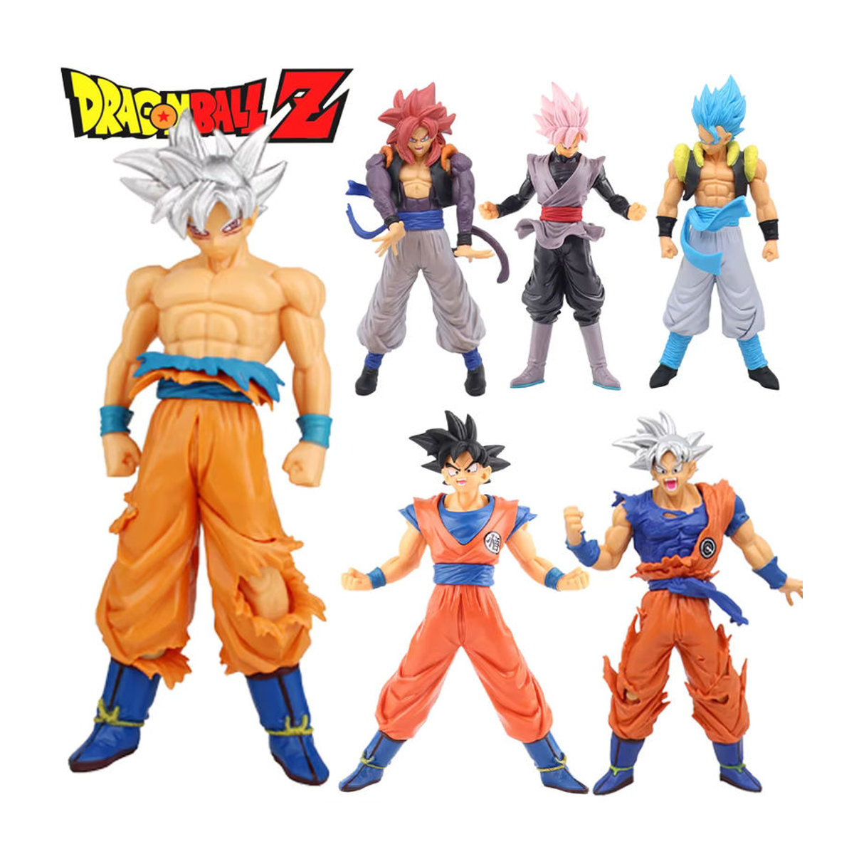 Bandai Dragon Ball Z Anime Actionfiguren aus PVC als Sammelmodell für Dekoration, mehrfarbig, Höhe: 15-18 cm - Bild 5