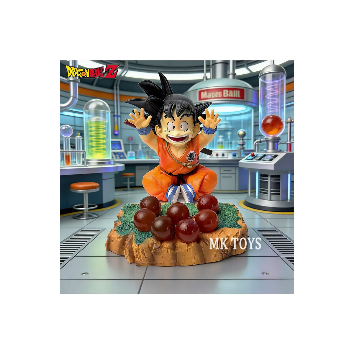Bandai Dragon Ball Z Anime Figur Goku Kakarotto Actionfigur aus Kunststoff, mehrfarbig, Höhe: 3,5-12 cm - Bild 7