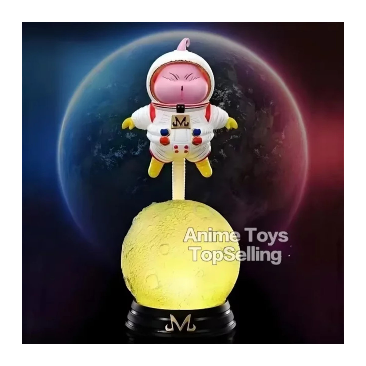 Bandai Dragon Ball Z Anime Figur Majin Buu Astronaut Actionfigur aus Kunststoff, mehrfarbig, Höhe: 19 cm - Bild 1