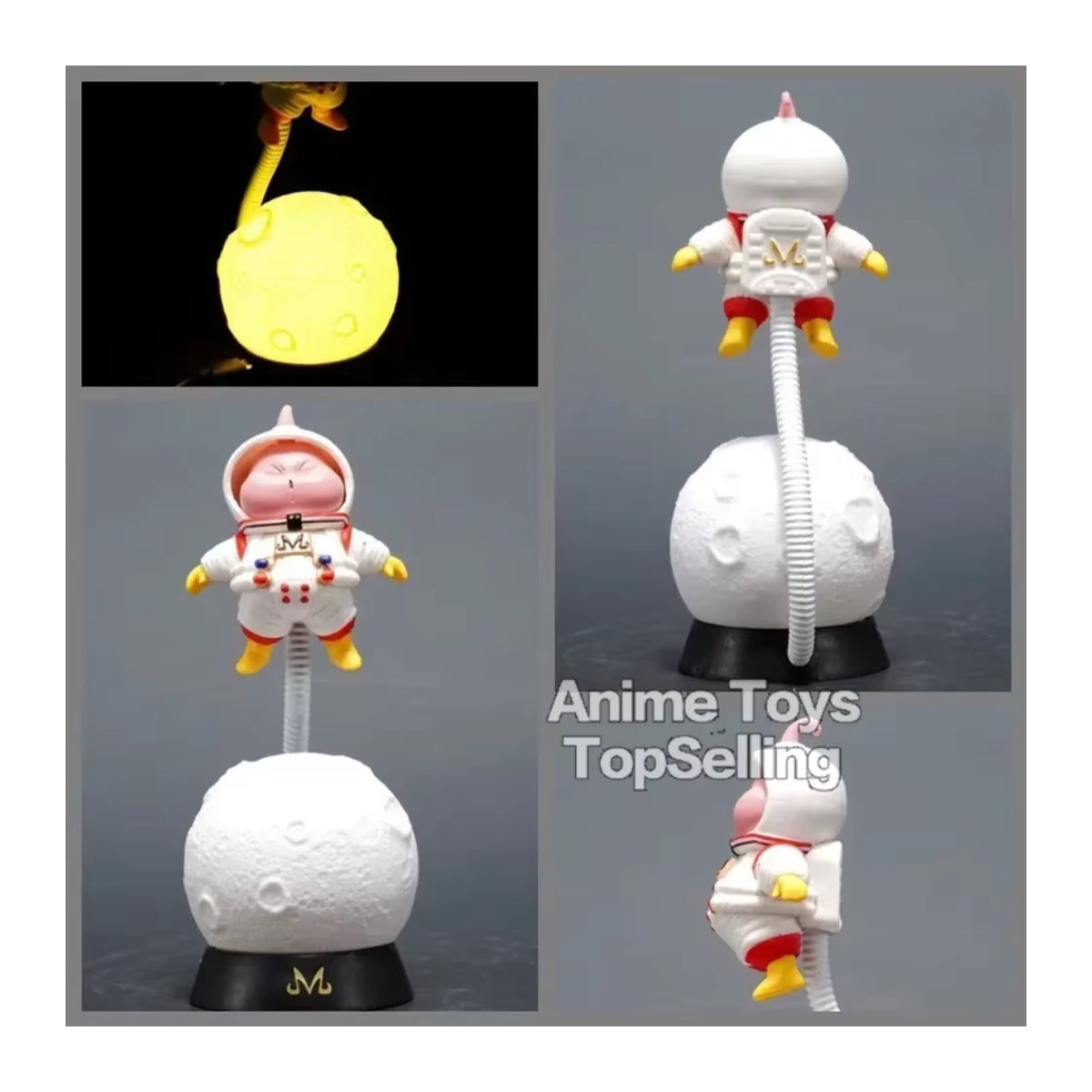 Bandai Dragon Ball Z Anime Figur Majin Buu Astronaut Actionfigur aus Kunststoff, mehrfarbig, Höhe: 19 cm - Bild 3