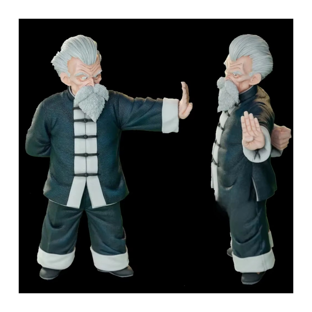 Bandai Dragon Ball Z Anime Figur Master Roshi Kame Sennin aus Kunststoff, Höhe: 27 cm, Farbe: Schwarz - Bild 5