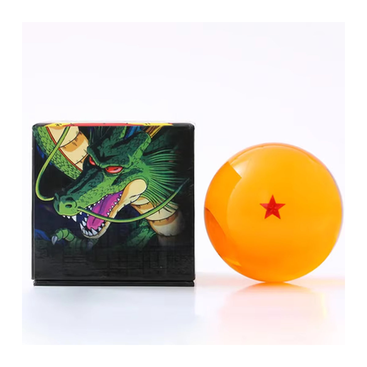 Bandai Dragon Ball Z Anime Figur mit Kristall Ball Dekoration, Orange, Höhe: 7,6 cm - Bild 3