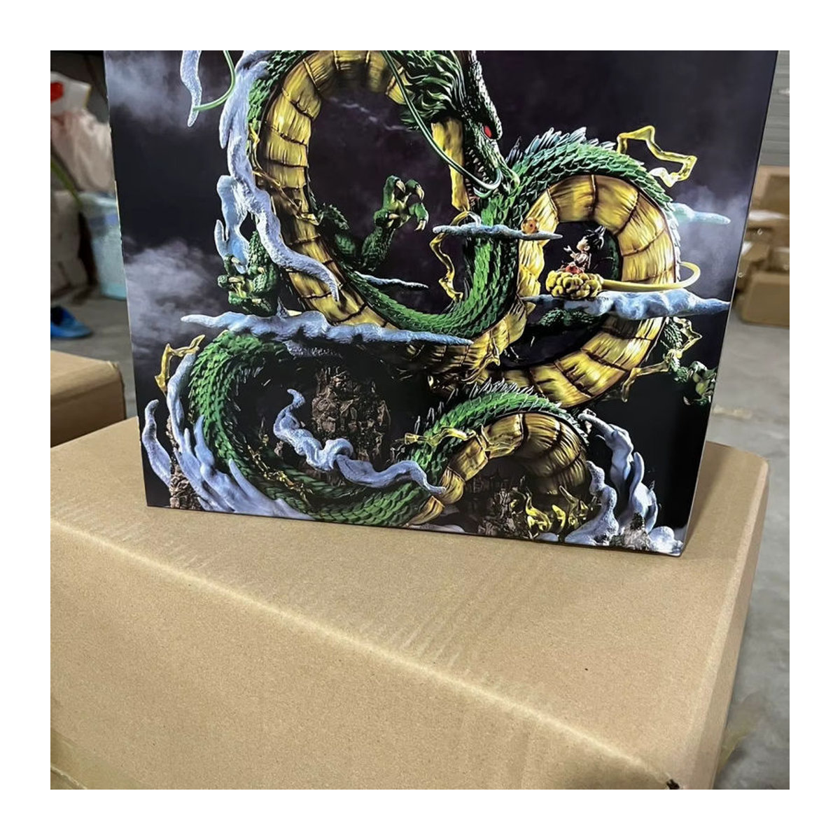 Bandai Dragon Ball Z Anime Figur Shenron und Son Goku aus Kunststoff, mehrfarbig - Bild 5