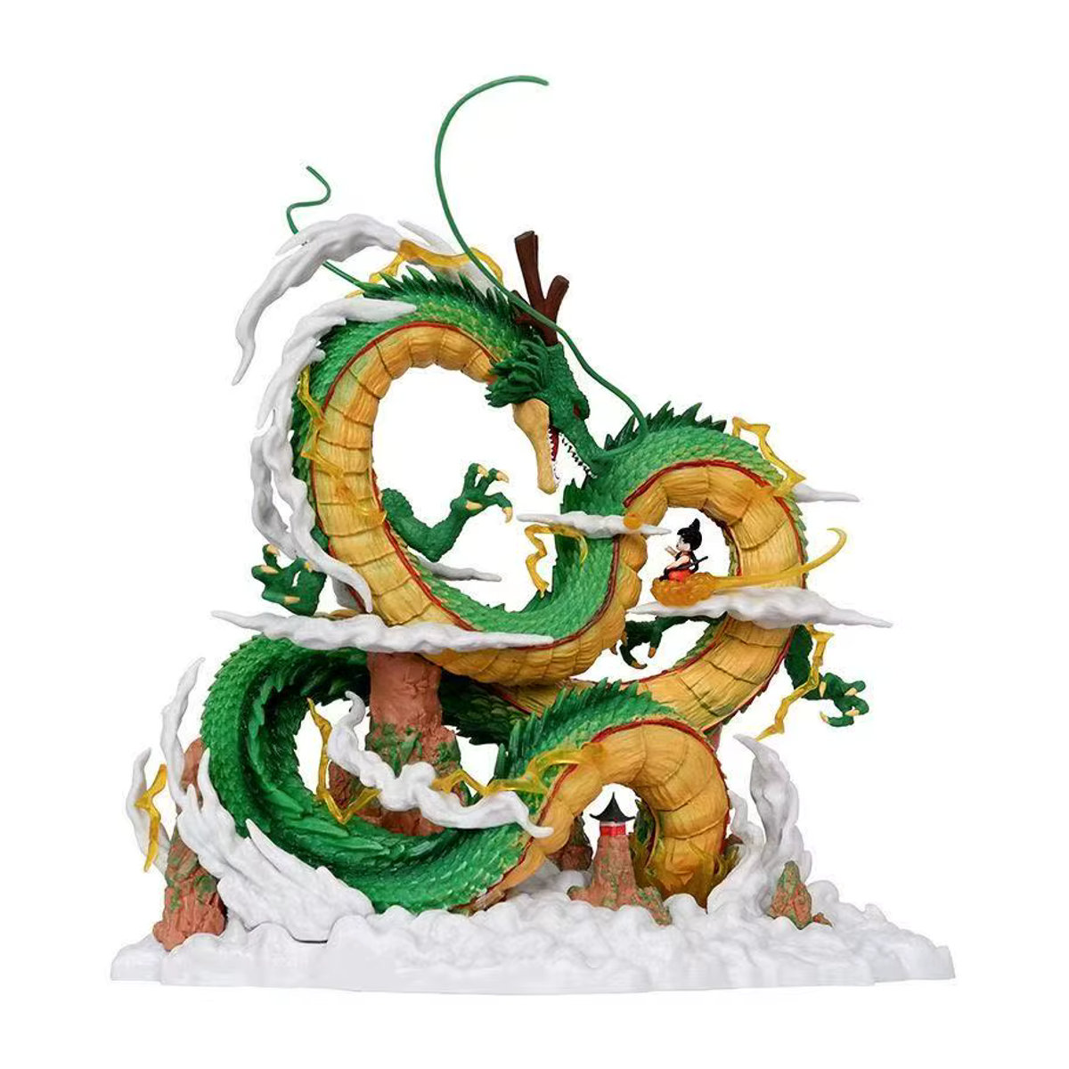 Bandai Dragon Ball Z Anime Figur Shenron und Son Goku aus PVC, mehrfarbig, Höhe: 22 cm - Bild 6
