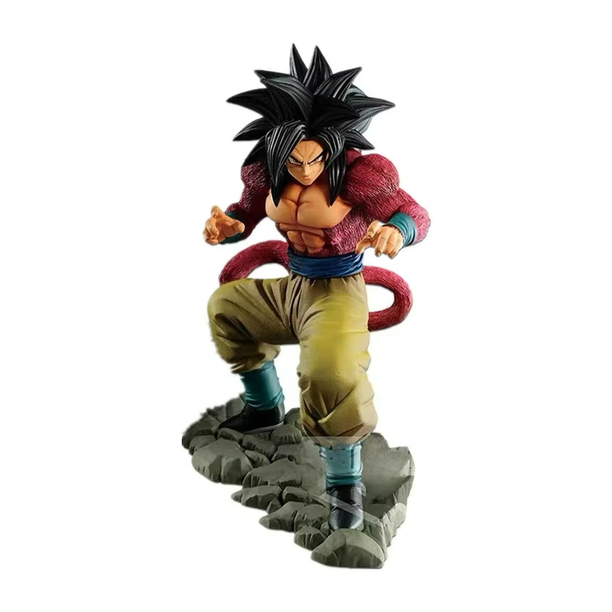 Bandai Dragon Ball Z Anime-Figur Son Goku SSJ4 Actionfigur aus Kunststoff, mehrfarbig - Bild 2
