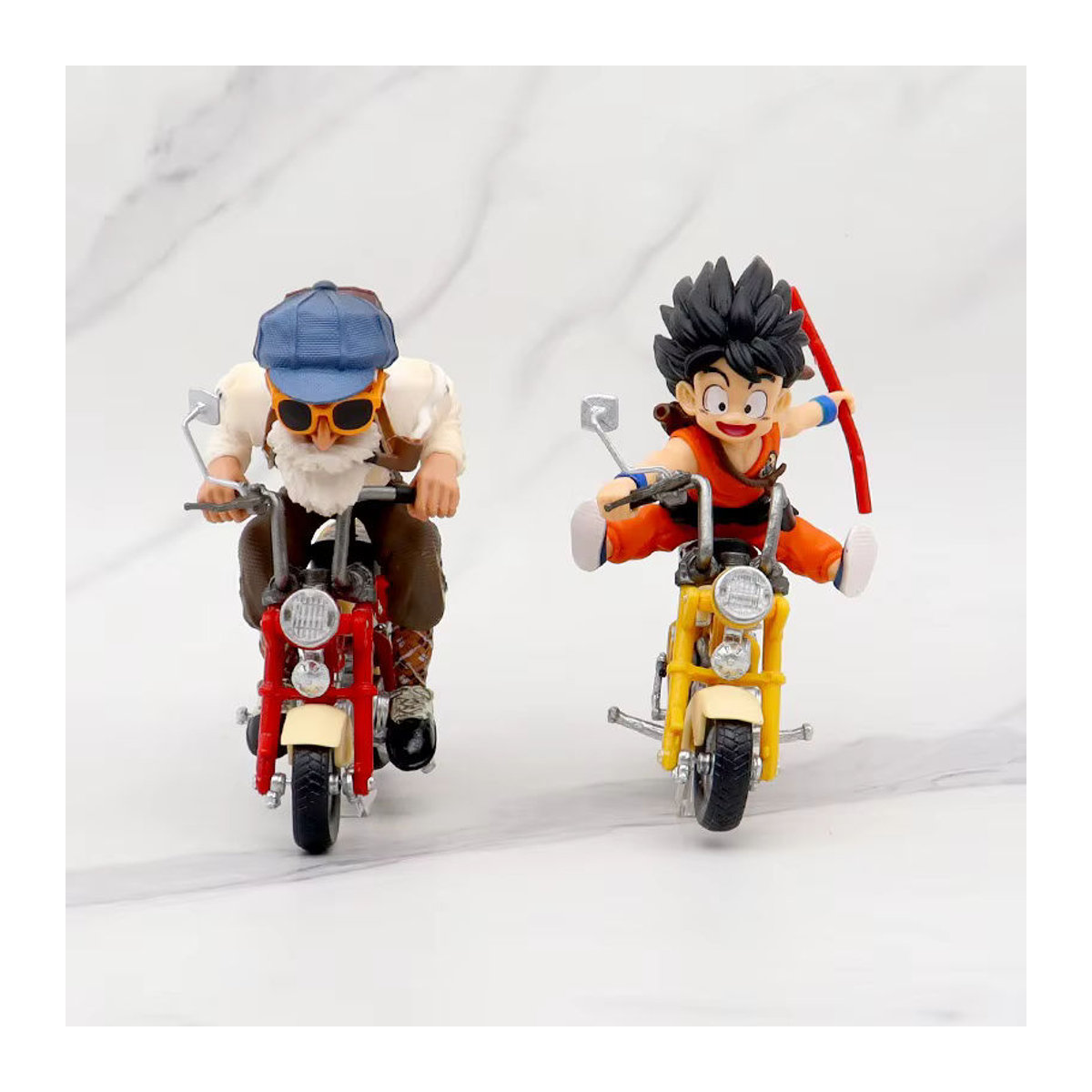 Bandai Dragon Ball Z Anime-Figur Son Goku und Meister Roshi aus Kunststoff, mehrfarbig, Höhe: 13 cm - Bild 2
