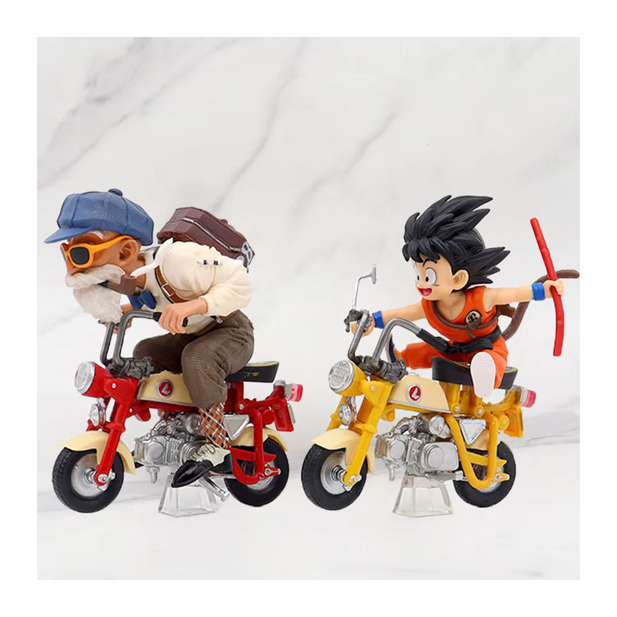 Bandai Dragon Ball Z Anime-Figur Son Goku und Meister Roshi aus Kunststoff, mehrfarbig, Höhe: 13 cm - Bild 3